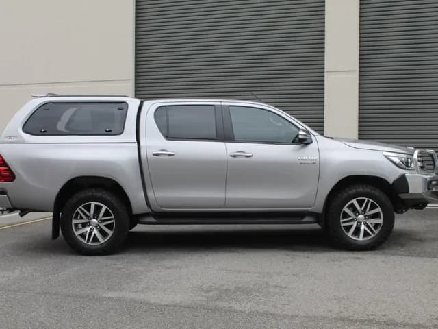 Colour-coded canopy fitted to a Toyota Hilux in Adelaide