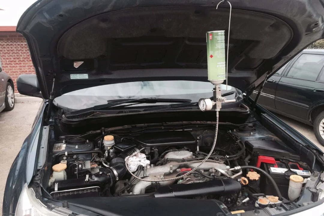 Ford being serviced at Trusted Mechanical, Lonsdale, southern Adelaide