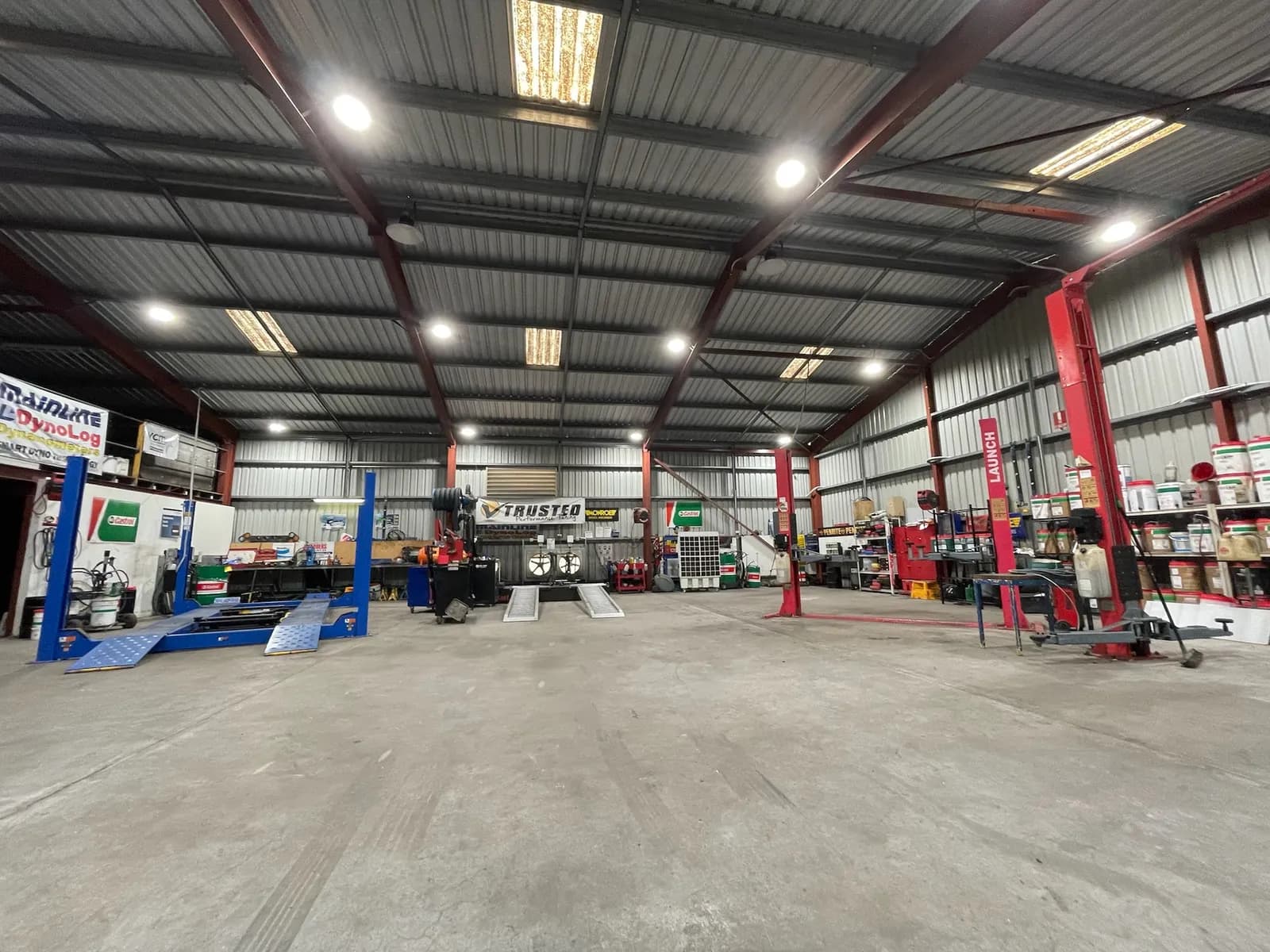 Inside the Trusted Mechanical workshop in Lonsdale, the multi-bay facility serving Sheidow Park drivers