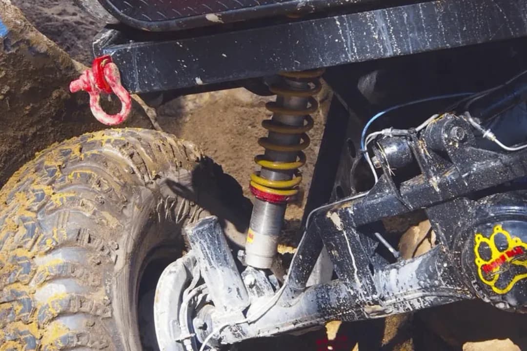 Tough Dog suspension set up for touring and towing at Trusted Mechanical